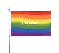 Garden Flag L'Orgoglio È Amore Colore Vivido Bandiere Pirata Resistente Ai Raggi Uv Bandiera Per Marce Giardino Conferenza 3X5Ft