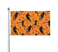 Garden Flag Pallacanestro Personalizzata Bandiera Durevole Bandiere Pirata Per Giardino Activités Sportives Bar 3X5Ft
