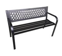 Panca da giardino Boulevard - in acciaio e ABS - 75 x 50 x 120 cm - Garden Friend