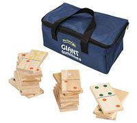 Garden Games Domino Gigante in Legno in Una Borsa per Stoccaggio