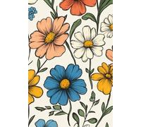 Garden Glow: A Notebook of Radiant Blossoms & Vivid Colors: 110 Pages of Stunning Floral Art for Writing, Planning & Creativity