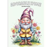 Garden Gnome Coloring Book for Kids and Teens: Fun Gnome Characters with Simple Lines and Smiling Faces - A Wholesome Activity Book for Children and Tweens