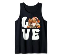 Garden GNOME Love Fall Graphic for Women with Pumpkin Truck Canotta