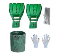 Garden Grabber Waste | Grabbers with Handles | Scoops Hand Rake | Ideal for Gathering Leaves, Twigs and Small Garden Waste, Perfect for Lawn Care and Outdoor Maintenance