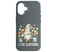 Garden Grandpa Gnome Graphic For Gardeners I Love Gardening Custodia per iPhone 16