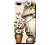 Garden Grandpa Gnome With Watering Can And Daisy Flowers Custodia per iPhone 7 Plus/8 Plus
