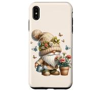 Garden Grandpa Summer Gnome With Watering Can Cute Butterfly Custodia per iPhone XS Max