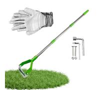 Garden Hoe For Weeding,Adjustable Long Handle Manual Rake | Weeder Garden Hoe For Gardening | For Digging Trenching Loosening Hoeing Edging Farm Lawn Backyard Patio Flower Bed