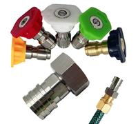 Garden Hose Adapter - Heavy Duty Dustproof Attachment - Garden Hose Pressure Washer Adapter,for Washer Valve Sprayer Wash Tool HVAC Washing Car Lawn Care