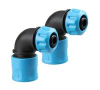 Garden Hose Connector - 2 confezioni 90° Angolo Adapter Set, Quick Release Water Splitter Valve System, Leak Resistant Irrigation Fitting Solution | Durable Outdoor for Garden, Lawn, Car Wash & Sink