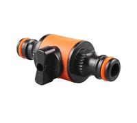 Garden Hose Coupling Set - Durable Metal Connector with On Off Control Valve | Secure Attachment for Yard Cleaning, Pool Filling, Greenhouse Misting, Agricultural Sprayers, RV Hookup, Patio