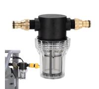 Garden Hose Filter - Anti-Clogging Quick Connect Inlet Attachment Set | | Sediment Water Filter Attachment High Pressure Washer Pump Saver Guard 40 Mesh Screen Protector for Outdoor Yard