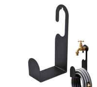 Garden Hose Holder - Carbon Steel No-Drill Faucet Mount, Rustproof