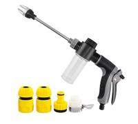 Garden Hose Nozzle, High Pressure Hose Nozzle, Hoses Sprayer Nozzles Heavy Duty, High Pressure Hosee Nozzlle Water Adjustable Spray Metal Brass Hosee Attachment For Washing Car