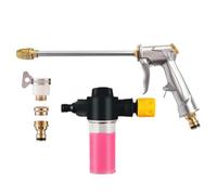 Garden Hose Nozzle - High Pressure Portable Auto Cleaner with Adjustable
