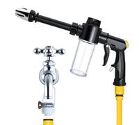 Garden Hose Nozzle | With Foam Bottle Adjustable Ergonomic Head |