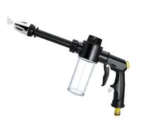 Garden Hose Nozzle With Foam Bottle - Adjustable Ergonomic Head