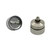 Garden Hose Sprinkler 1 Pc Brass 3/16" Low Pressure Fan Shaped Misting Nozzles Atomizing Sprinklers Garden Industry Cooling Humidity Irrigation Tool (Color : 1 Pcs)