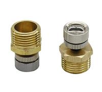 Garden Hose Sprinkler 1 Pc Brass 3/16" Low Pressure Fan Shaped Misting Nozzles Atomizing Sprinklers Garden Industry Cooling Humidity Irrigation Tool (Color : 1 Pcs -)
