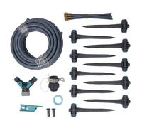 Garden Irrigation System | 3 Modes Automatic Watering Kit with 32.8ft Hose | 360° Adjustable Nozzles for Lawn/Greenhouse/Yard