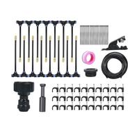 Garden Irrigation System - Self-Watering Garden Grid | Programmable Plant Watering | Automatic Sprinkler System Kit | Regolabile Automatic 360 Gradi Emitters Set for Lawn Outdoor Tree Flower Beds Gr