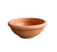 Garden Italia Vasi Ciotola per Fiori Liscia Alta ACLH Diam.50 cm Alt. 19 Made in Italy in Resina Colore Impruneta- Resistente al Gelo - Antiurto - Leggero