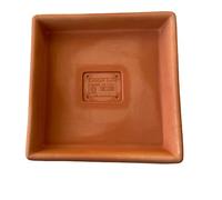 Garden Italia Vasi Sottovaso Quadro in Resina LQR 30 cm. Interno 30 x 30 in Resina Colore IMPRUNETA Made in Italy per Esterni - infrangibile - Resistente al Gelo - Robusto