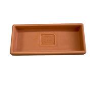 Garden Italia Vasi Sottovaso Rettangolare in Resina LRT52 cm. Interno 45 x 16 in Resina Colore IMPRUNETA Made in Italy per Esterni - infrangibile - Resistente al Gelo