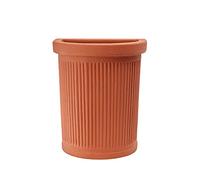 Garden Italia Vasi Vaso per piante a muro Millerighe alto FMM Lato 44 cm alt.53 cm in resina color terracotta - Made in Italy Per esterni ed interni - antiurto