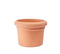 Garden Italia Vasi Vaso Tondo per Piante Cilindro Liscia ICIL Diam.60 cm Alt.45 in Resina Colore impruneta - per Interni ed Esterni - Resistente al Gelo - Antiurto - Leggero