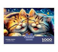 Garden Kittens Puzzle Ispirato Ai Capolavori Dei Musei - 1000 Pezzi Con Immagini D'Arte Di Profondo Impatto Visivo - Per Divertirsi E Regalare, Consigliato 14+ 70x50cm/1000pcs