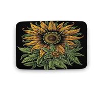Garden Leaves Flower Sunflower Zerbino Ingresso Antiscivolo Tappeto Entrata Confortevole Tappeti Da Bagno Per Cucina Doccia Interno 40X60Cm
