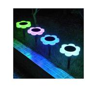 Garden Lights, Solar Pathway Light Outdoor Waterproof Color Changing Landscape Light Auto On/off Night Lights Compatible with Garden Christmas Decorat