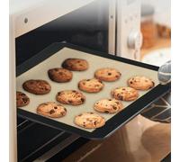 Garden Mile 4 tappetini da forno riutilizzabili in silicone antiscivolo fogli di cottura antiaderenti riutilizzabili tappetini in silicone per cottura per vassoi da forno amaretti resistenti al calore