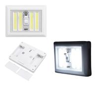 Garden Mile Doppia COB LED Super luminoso cavo Los notte luce interruttore batterienbetrieben tragbar parete armadio luci notturne luci o Leggi luci