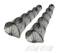 Garden Net Grow Tunnel - 2 Pack Easy Tunnel Net, Ready to Use Fold Out Design Shade Netting Garden Tunnnel , Greenhouse Planting Cloche for Protect Plants from Bad Weather, Birds, Insecta, 300x45x45cm