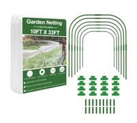 Garden Netting Set, Plant Protection Mesh Kit, Anti Screen with Secure Clip Support, Durable Fine Mesh Netting Cover, Gardening Accessory with UV Resistant Design, Crop Protection Tool