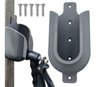 Garden Nozzle Wall Hanger, Hose Sprayer Holder Bracket, Irrigation Storage Hook, 6x13cm, Heavy-Duty Mount, Space-Saving Design, Ideal for Fence, Lawn, Patio, Courtyard, Indoor, and Outdoor Use