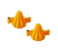 Garden Of Arts Ganpati Modak Mould/Modak Maker/Modak Sancha di Plastica Set di 2 Piccole 2NO