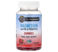 Garden of Life, magnesio con gomme pre e probiotiche, lampone, 60 gomme