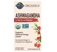 Garden of Life Organics Ashwagandha Stress & Mood, estratto, 60 compresse a base di erbe