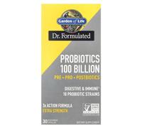 Garden of Life, probiotici, forza extra, 30 capsule vegetariane