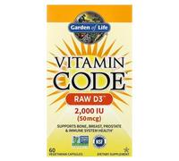 Garden of Life, Vitamin Code®, RAW D3™, 60 capsule vegetariane