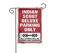 Garden of the Flag Indian Scout Deluxe Parking Only Garden Flag Funny Flags Welcome Garden Flags