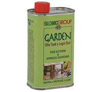 Garden olio per teak e legni duri 500 ml - olio per proteggere legni da esterno