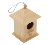 Garden Ornament Wooden Bird Nest Mangiatoia Per Uccellini Da Esterno