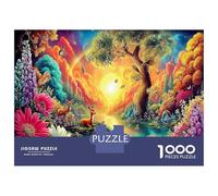 Garden Paradise 1000 Pezzi Sunrise Blooms Cartolina Premium Set Di Puzzle Pacchetto Valore Sfida Educativa Decorazione Murale Idea Regalo 70x50cm/1000pcs