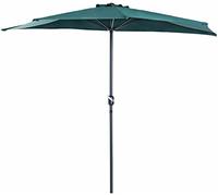 Garden Parasol Garden Half Parasol Ombrello per Piccola terrazza Balcone Patio Semi Round Patio Ombrello, Ideale per Parco, Lato Spiaggia, Piscina da Giardino Ombrello da Giardino Sun Shade Berty