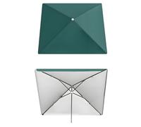 Garden Parasol ombrello Outdoor Sun Shade 8 costole per piscina per patio sul prato da prato verde 2.5 * 2.5m