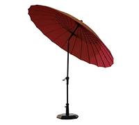 Garden Parasol Umbrella Outdoor Beach Market Umbrella with 24 Ribs 9ft Canopy Patio with Tilt Pole And Crank No Base